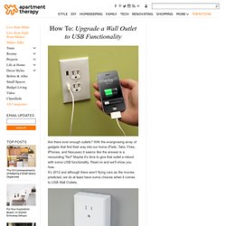 How To: Upgrade a Wall Outlet to USB Functionality