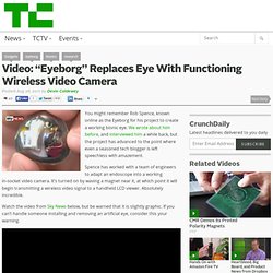 Video: “Eyeborg” Replaces Eye With Functioning Wireless Video Camera