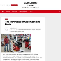 The Functions of Case Combine Parts