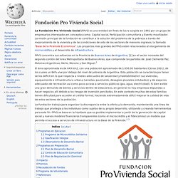 Fundación Pro Vivienda Social
