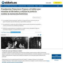 Fundación Francisco Franco: el lobby que ensalza al dictador y utiliza la justicia contra la memoria histórica