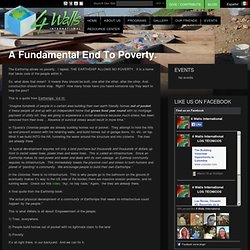 A Fundamental End To Poverty. « 4 Walls International