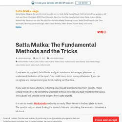The Fundamental Methods and the Tricks
