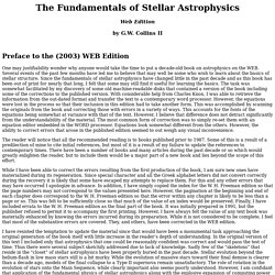 The Fundamentals of Stellar Astrophysics (by G.W. Collins II)