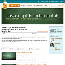 Javascript Fundamentals: Development for Absolute Beginners