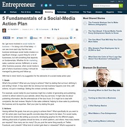 5 Fundamentals of a Social-Media Action Plan
