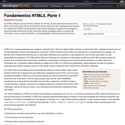 Fundamentos HTML5, Parte 1