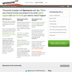 Sponsume - Keep-it-All Crowdfunding