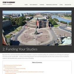 2. Funding Your Studies - Study in Germany