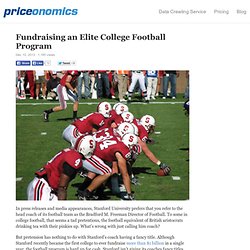 Fundraising an Elite College Football Program