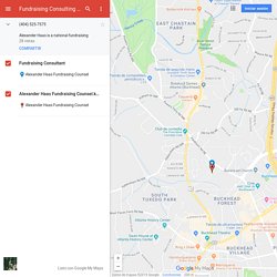 Fundraising Consulting Firm - Google My Maps