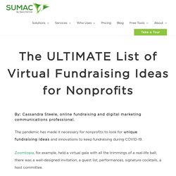 The ULTIMATE List of Virtual Fundraising Ideas for Nonprofits