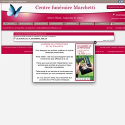 Centre Funéraire Marchetti - Loi Sueur du 19 décembre 2008 parue au J.O.