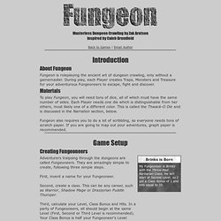 Fungeon - Masterless Dungeon Crawling