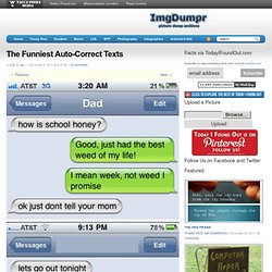 The Funniest Auto-Correct Texts