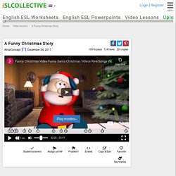 A Funny Christmas Story - English ESL video lesson