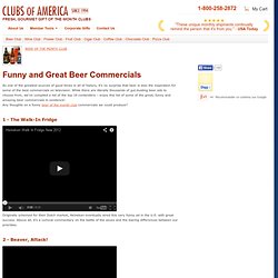 Funny And Great Beer Commercials
