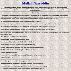 Funny Works: Mullah Nasruddin