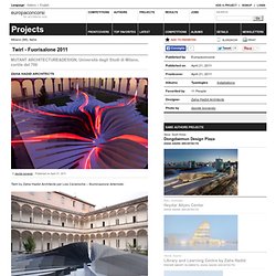 Zaha Hadid Architects — Twirl - Fuorisalone 2011