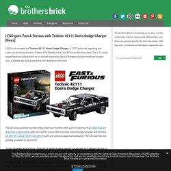 LEGO goes Fast & Furious with Technic 42111 Dom's Dodge Charger [News]