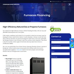 Furnace financing bad credit