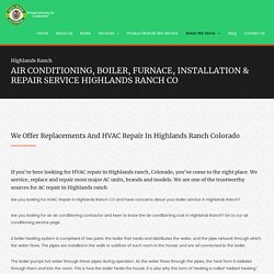 HVAC Installation & Repair Service Highlands Ranch