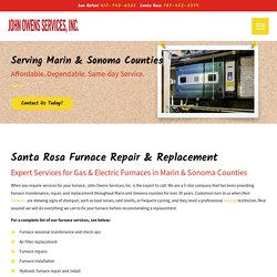 Furnace Repair Near Me Santa Rosa