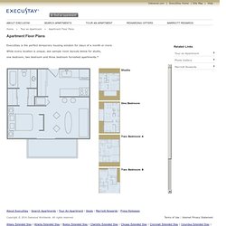 Furnished Apartment Floor Plans & Studio Apartment Floor Plans by ExecuStay