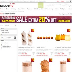 Candle Sticks - Buy Designer Candle Sticks Online in India