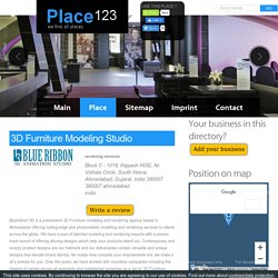 3D Furniture Modeling Studio, ahmedabad 380007, rendering services