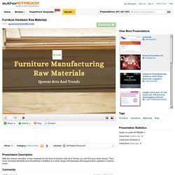 Furniture Hardware Raw Materials