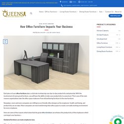 How Office Furniture Impacts Your Business
