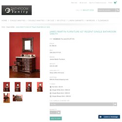 James Martin Furniture 60" Continental Single Bathroom Vanity