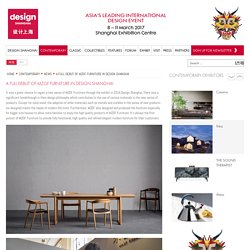 A Full Debut of MZGF Furniture in Design Shanghai - Design Show Shanghai
