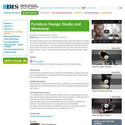 Furniture Design - DIS