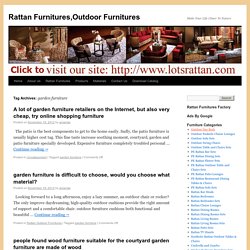 Rattan Furnitures,Outdoor Furnitures