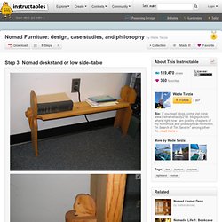 Nomad Furniture: design, case studies, and philosophy