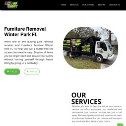 Furniture Removal Winter Park FL