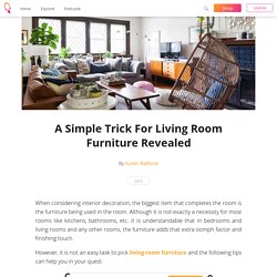 A Simple Trick For Living Room Furniture Revealed - Suren Rathore