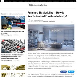 Furniture 3D Modeling – How it Revolutionize Furniture Industry?