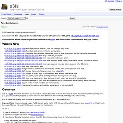 FuseOverAmazon - s3fs - Google Code