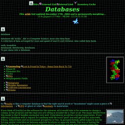 Databases