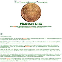 Phaistos Disk