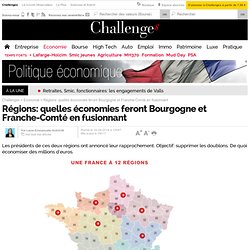 Régions: quelles économies feront Bourgogne et Franche-Comté en fusionnant