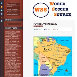 Futebol Vocabulary - World Soccer Source