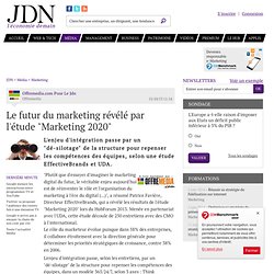 Le futur du marketing révélé par l'étude "Marketing 2020"