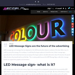 LED Signs :The Future of the Advertising