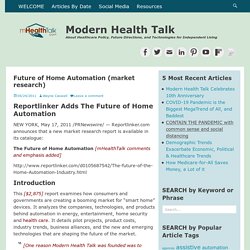 The Future of Home Automation - new market research