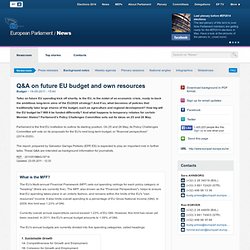Q&A on future EU budget and own resources