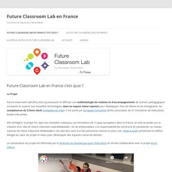 Future Classroom Lab en France » Concevoir La Classe de Demain